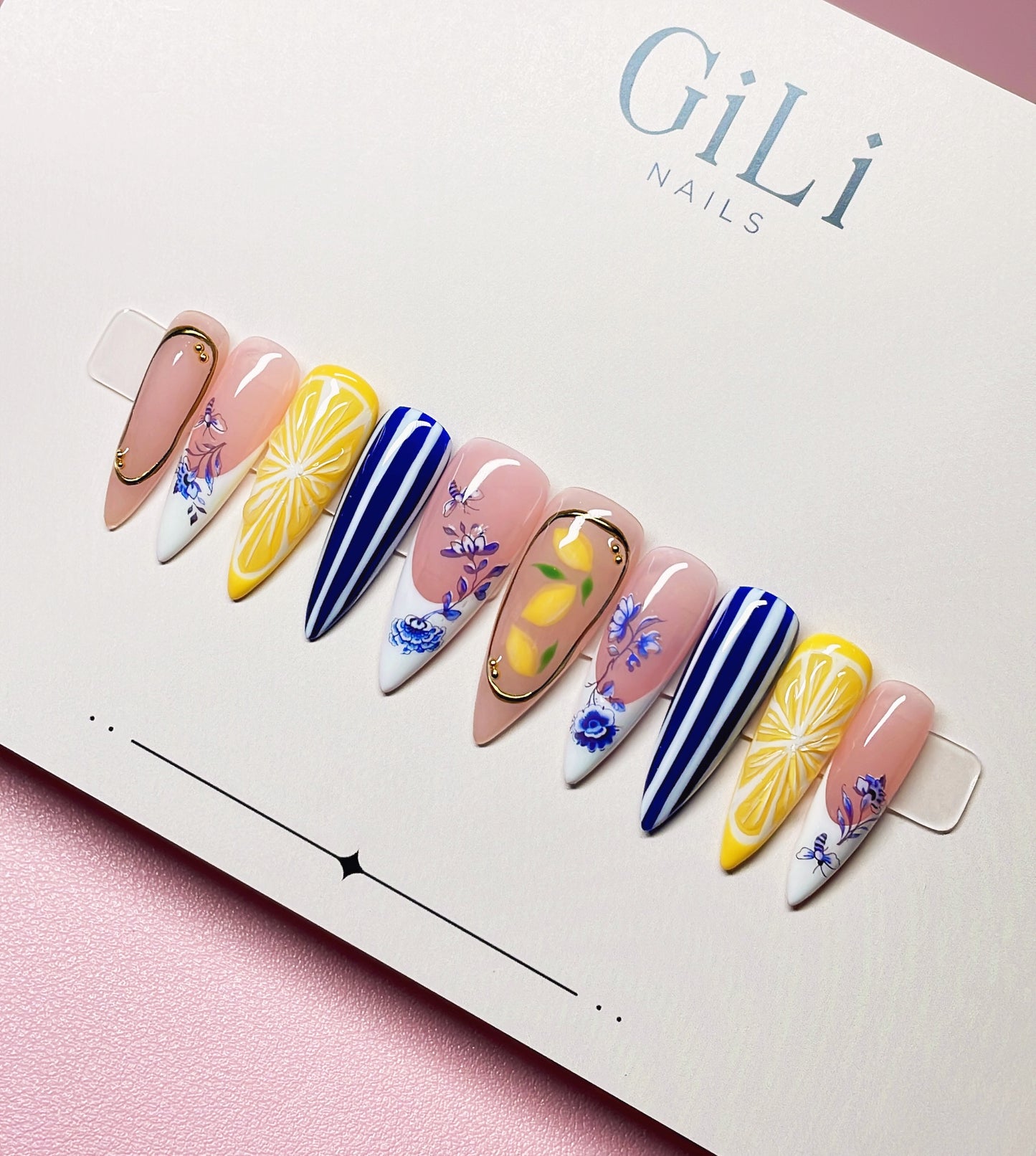 Amalfi Coast - Ready to Ship - L (04357) - Long Stiletto