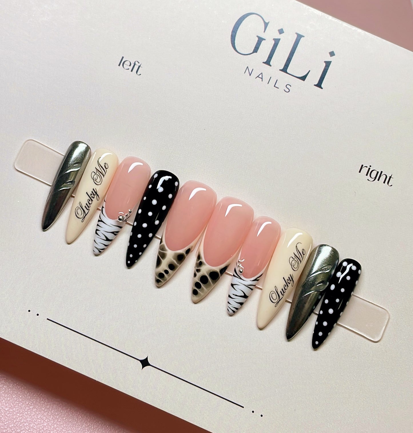 Lucky Me - Ready to Ship - M (15468) - Long Stiletto