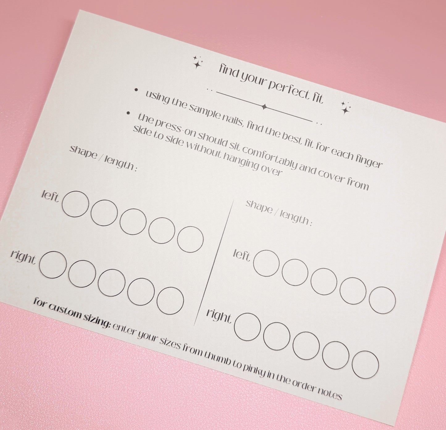 Sizing Kits