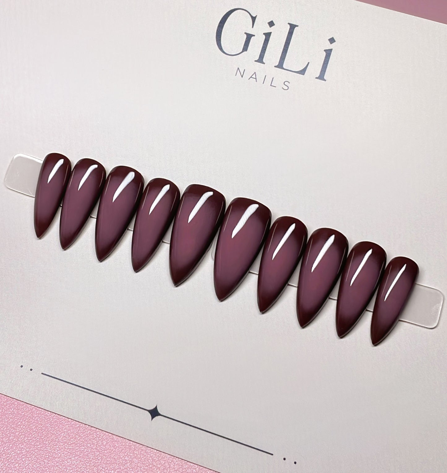 Chocolate Cherry Aura - Ready to Ship - M (15468) - Medium Stiletto