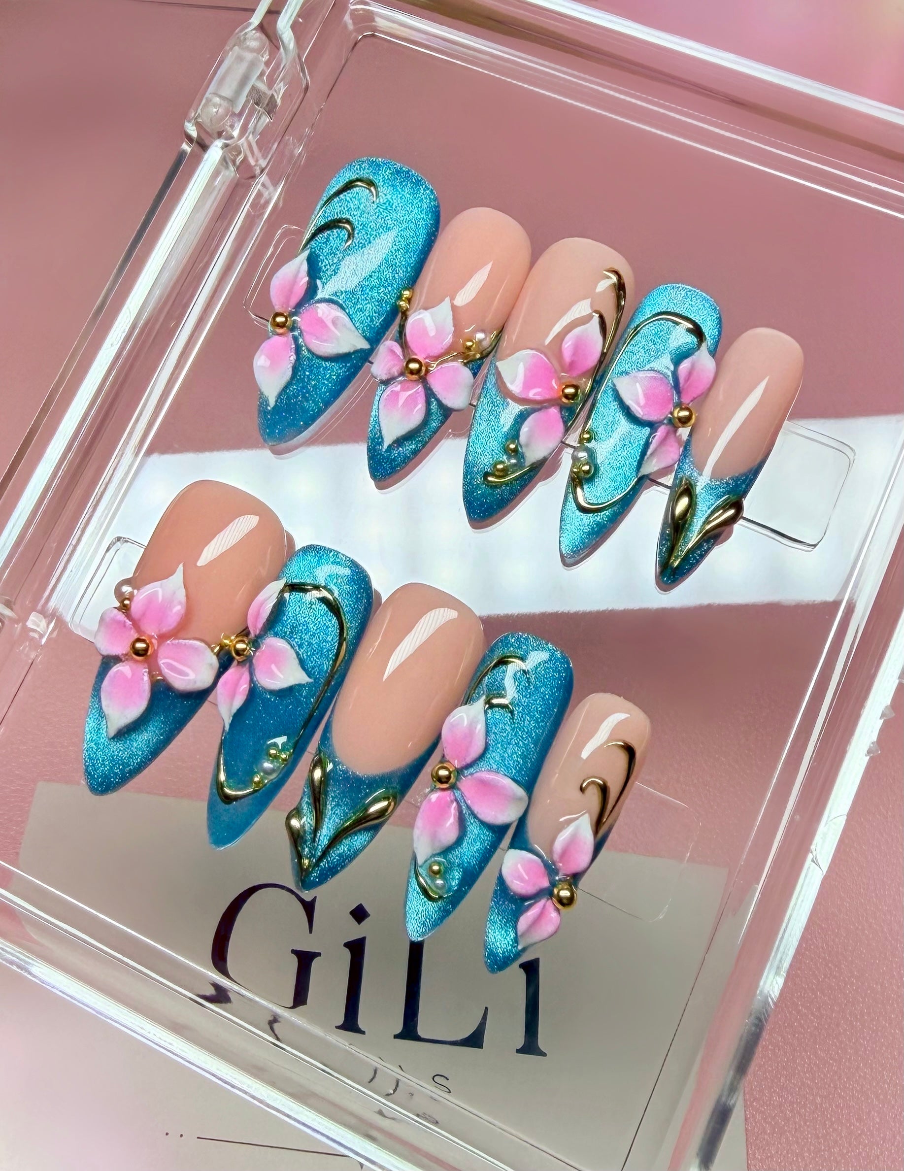 殘影Gili flowers – GiLi Nails